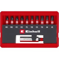 Einhell 11 Piece Impact Screwdriver Bit Set in Pocket Case 