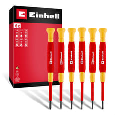 Einhell 6 Piece Precision VDE Insulated Screwdriver Set
