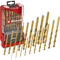 Einhell 19 Piece HSS-G Titanium Coated Drill Bit Set 