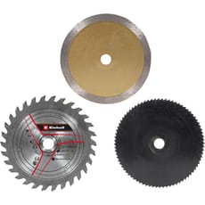 Einhell 3 Piece Mini Circular Saw Blade Set 89mm