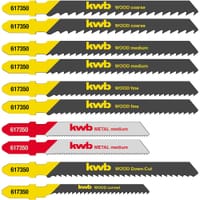 Einhell 10 Piece T Shank Jigsaw Blade Set 
