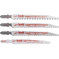 Einhell 4 Piece Professional Cordless T Shank Jigsaw Blade Set 