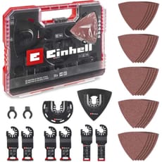 Einhell 35 Piece OIS Oscillating Multi Tool Accessory Set for Wood in XL Plus Case