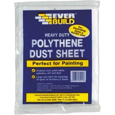 Everbuild Heavy Duty Polythene Dust Sheet