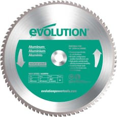 Evolution Aluminium Cutting Saw Blade 