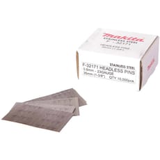 Makita 23 Gauge Stainless Steel Headless Mini Pins