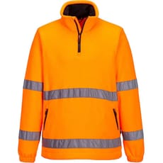 Portwest Hi Vis 1/2 Zip Fleece