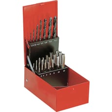Facom 28 Piece HSS Tap and Drill Bit Set Metric