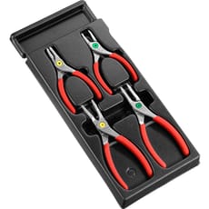 Facom 4 Piece Circlip Plier Set in Plastic Module Tray