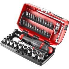 Facom 38 Piece 1/4" Drive NANO Socket and Bit Set Imperial