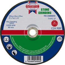 Faithfull Depressed Centre Stone Grinding Disc