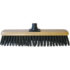 Faithfull Threaded Socket Black PVC Platform Broom Head 18"