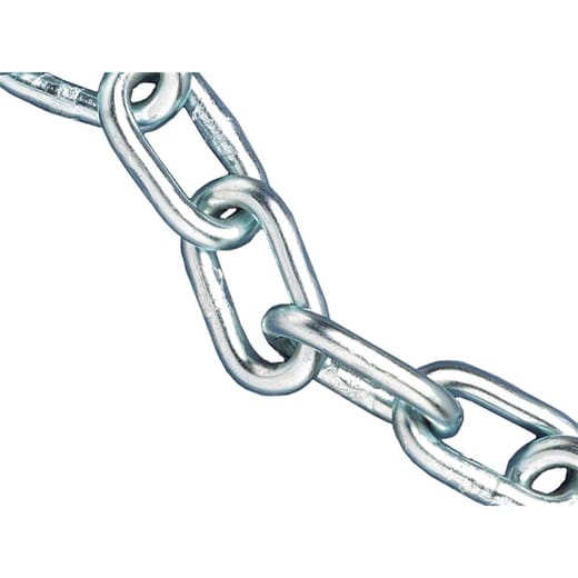 Faithfull 8mm 12.5m Plastic Chain - Red/white Color Faithfull Plastic Chain 8mm X 12.5m Red/White Faithfull 8mm 12.5m Plastic Chain - Red/white Gold