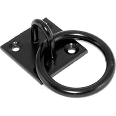 Faithfull Wall Ring On Plate Black Japanned