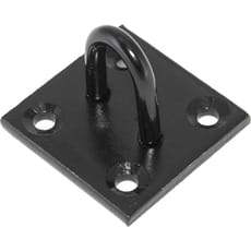 Faithfull Wall Staple On Plate Black Japanned