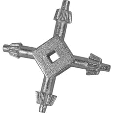 Faithfull 4 Way Drill Chuck Key