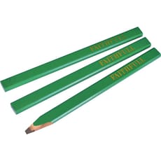 Faithfull Hard Carpenters Pencils Green