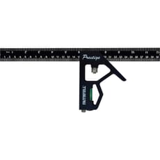 Faithfull Prestige Combination Square Black Aluminium