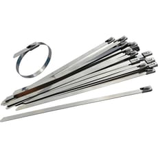 Faithfull Stainless Steel Cable Ties Pack Of 50