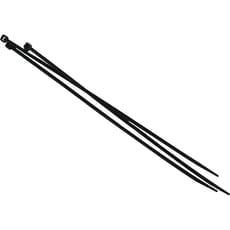 Faithfull Cable Ties Black Pack of 100
