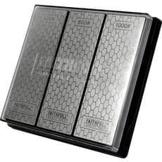 Faithfull 3 Piece Diamond Whetstone Set
