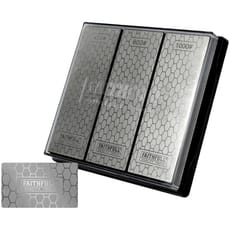 Faithfull 4 Piece Diamond Whetstone Sharpening Set