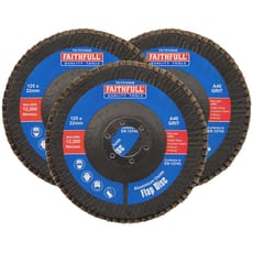 Faithfull Aluminium Oxide Abrasive Flap Disc