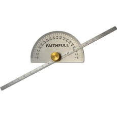 Faithfull Depth Gauge and Protractor