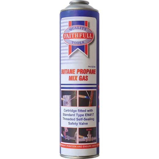 Sunngas C230 Self-Sealing Butane/Propane Mix Gas Cartridges - 4 Pack - For Portable Stoves & Heaters