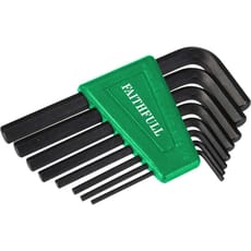 Faithfull 8 Piece Hexagon Allen Key Set Imperial