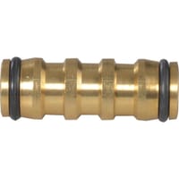Faithfull 2 Way Brass Hose Coupling 