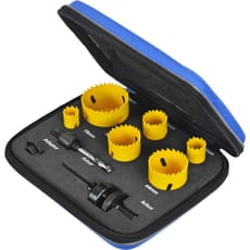 Faithfull 9 Piece Professional Holesaw Kit