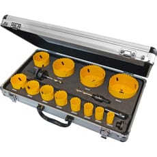 Faithfull 16 Piece Universal Hole Saw Kit
