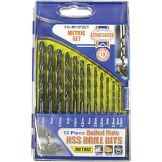 Faithfull 13 Piece HSS Drill Bit Set