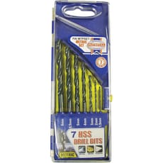 Faithfull 7 Piece HSS Drill Bit Set