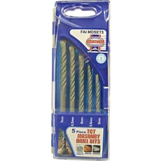 Faithfull 5 Piece Masonry Drill Bit Set