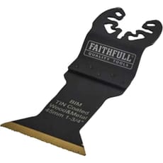 Faithfull MFBM45 BiM Flush Cut Titanium OIS Oscillating Multi Tool Plunge Saw Blade