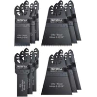 Faithfull 12 Piece OIS Oscillating Multi Tool Blade Set 
