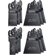 Faithfull 12 Piece OIS Oscillating Multi Tool Blade Set