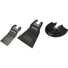 Faithfull 3 Piece OIS Oscillating Multi Tool Blade Set
