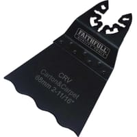 Faithfull MFSER68 Serrated Wavy Edge OIS Oscillating Multi Tool Plunge Saw Blade 