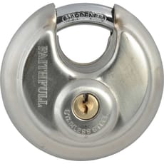 Faithfull Stainless Steel Discus Padlock