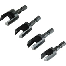 Faithfull 4 Piece Plug Cutter Set