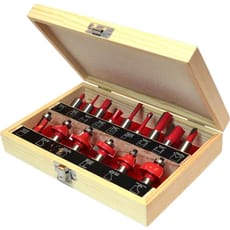Faithfull 15 Piece 1/2" Router Bit Set