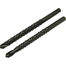 Faithfull 2 Piece Wood Rasp and Metal File Saw Drill Bit Set
