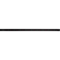 Faithfull Matt Black Stainless Steel Measuring Rule