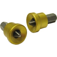 Faithfull Phillips No 2 Bit Drywall Adaptors Pack of 2