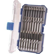 Faithfull 16 Piece Long Impact Screwdriver Bit Set