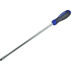 Faithfull Soft Grip Flared Slotted Tip Screwdriver