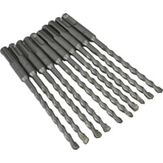 Faithfull SDS Plus Masonry Drill Bit Bulk Pack of 10